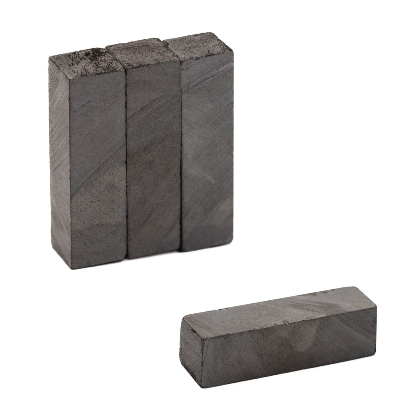 7 x 7 x 25mm thick Y30BH Ferrite Magnet - 0.23kg Pull