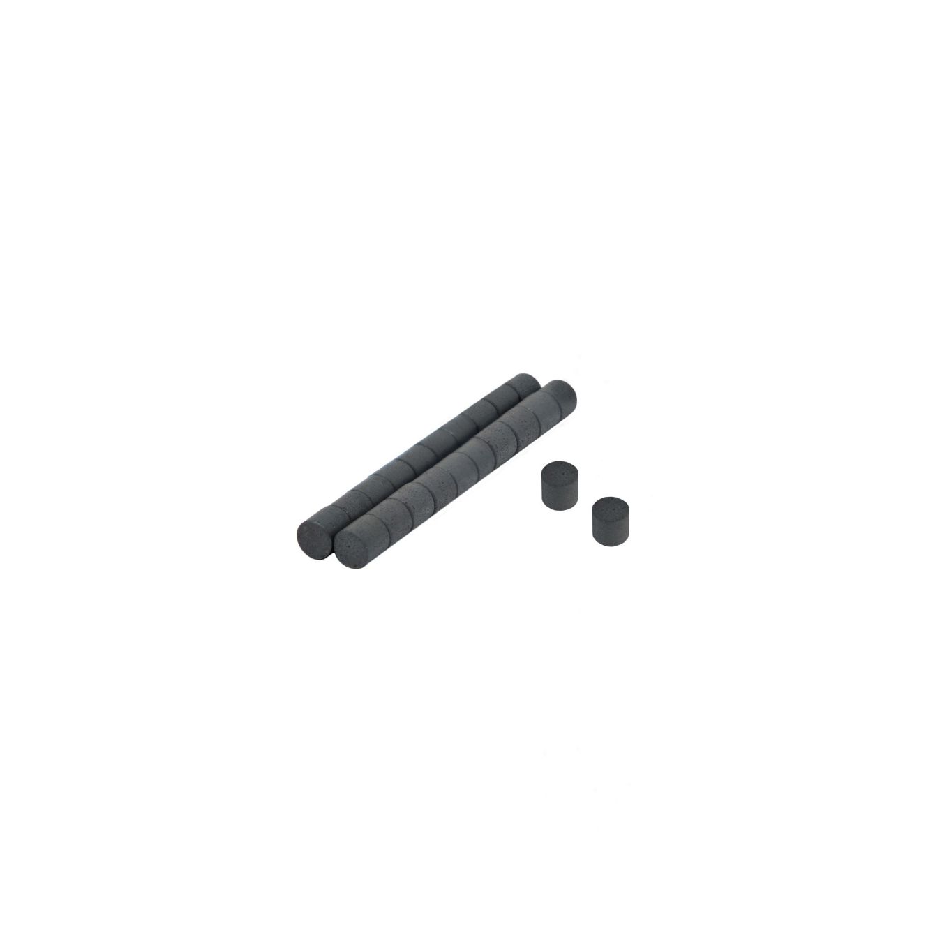 6mm dia x 6mm thick Y10 Ferrite Magnets - 0.07kg Pull
