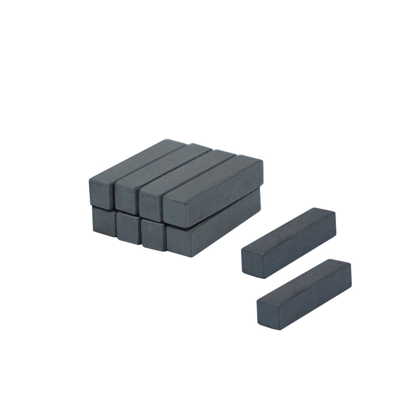 9 x 9 x 39mm thick Y10 Ferrite Magnets - 0.15kg Pull