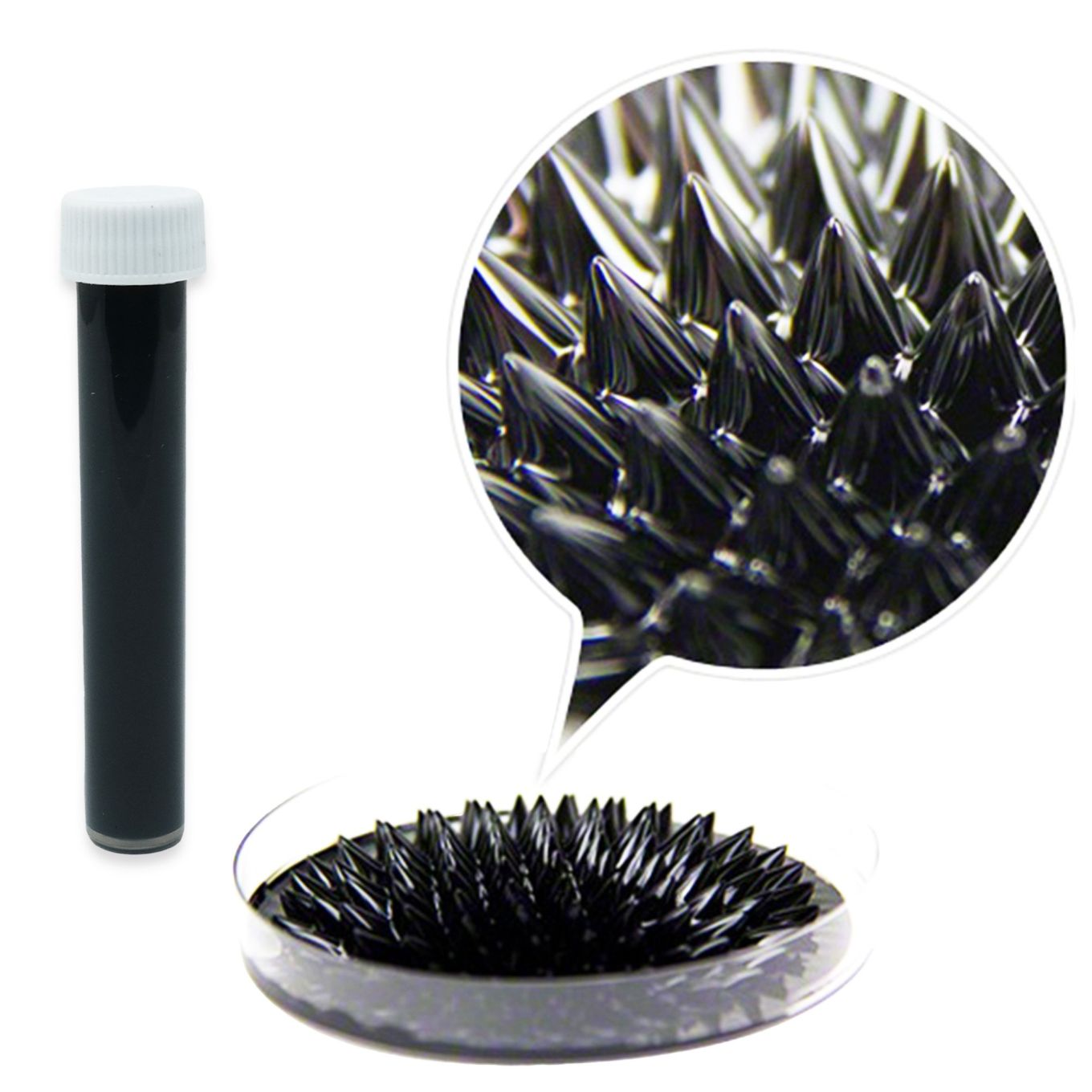 EFH1 Ferrofluid 20ml + 90mm Petri Dish & Pipette - Science & Art
