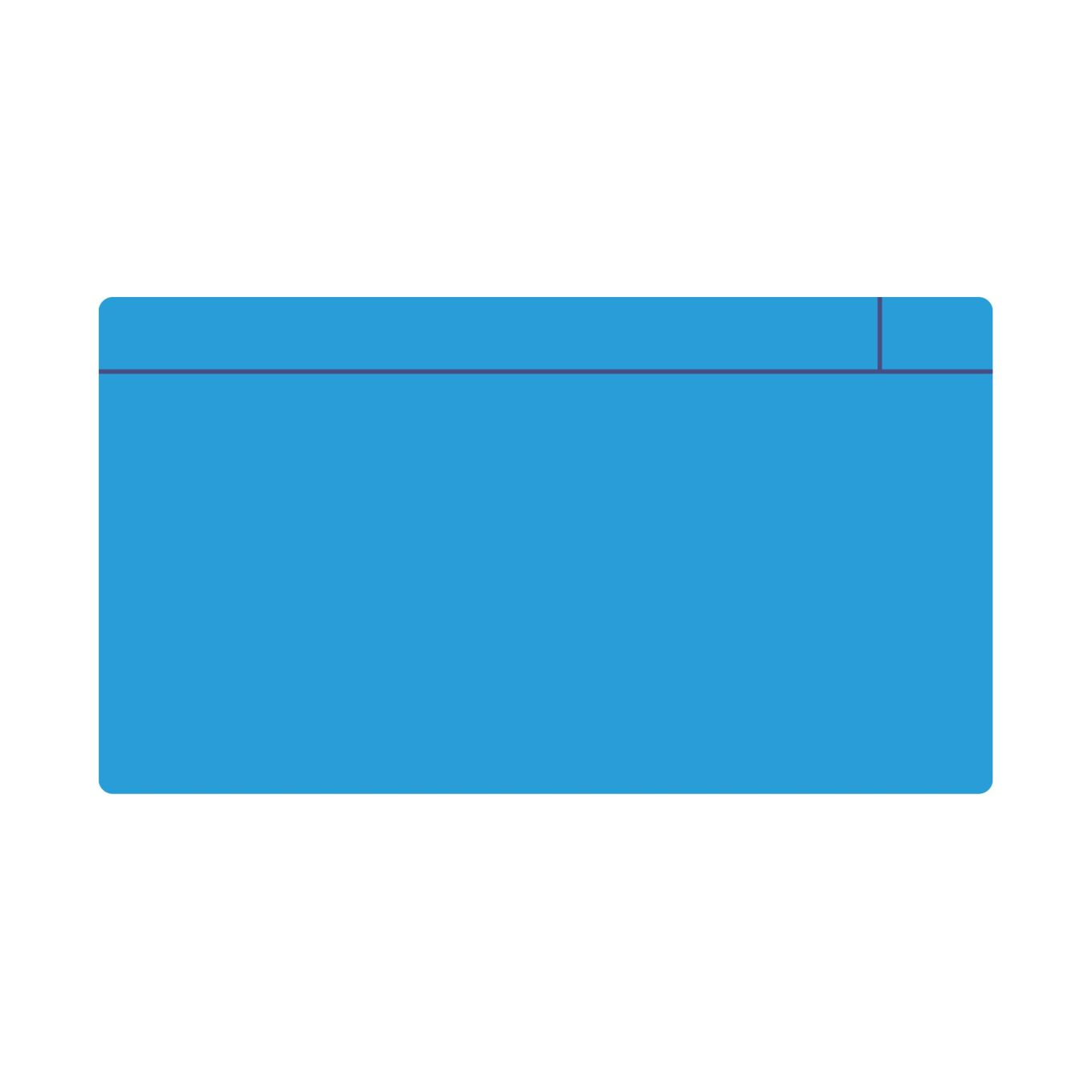 MagFlex® 140 x 80 x 0.85mm Scrumboard Magnet - Gloss Dry-Wipe Surface