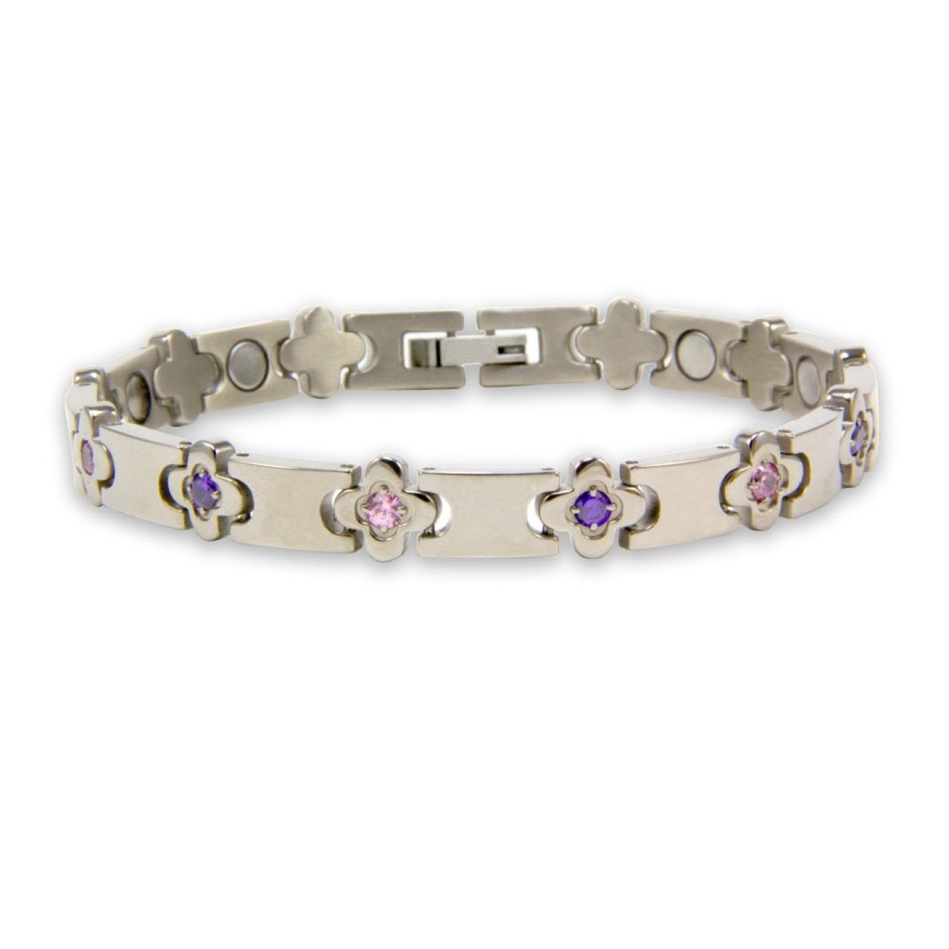 Magnets4 Women's Rare Earth Magnetic Bracelet with Fold-over Clasp Callisto