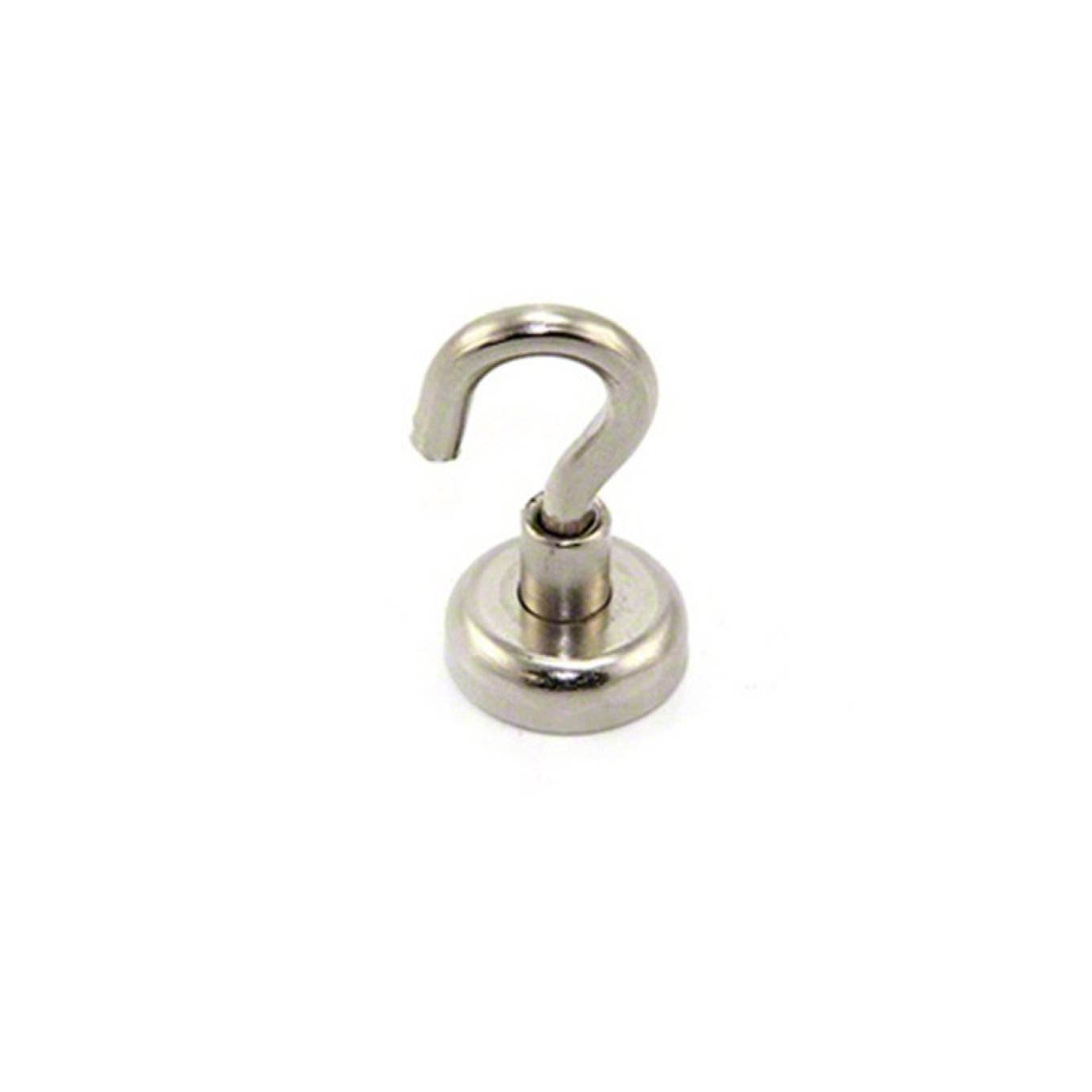 N42 Neodymium Clamping Magnet with M4 Hook - 20mm dia - 13.8kg Pull