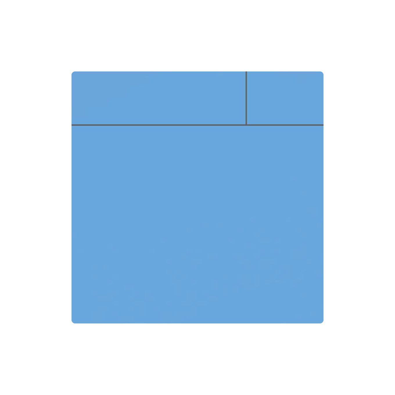 MagFlex® 75 x 75 x 0.85mm Scrumboard Magnet - Gloss Dry-Wipe Surface