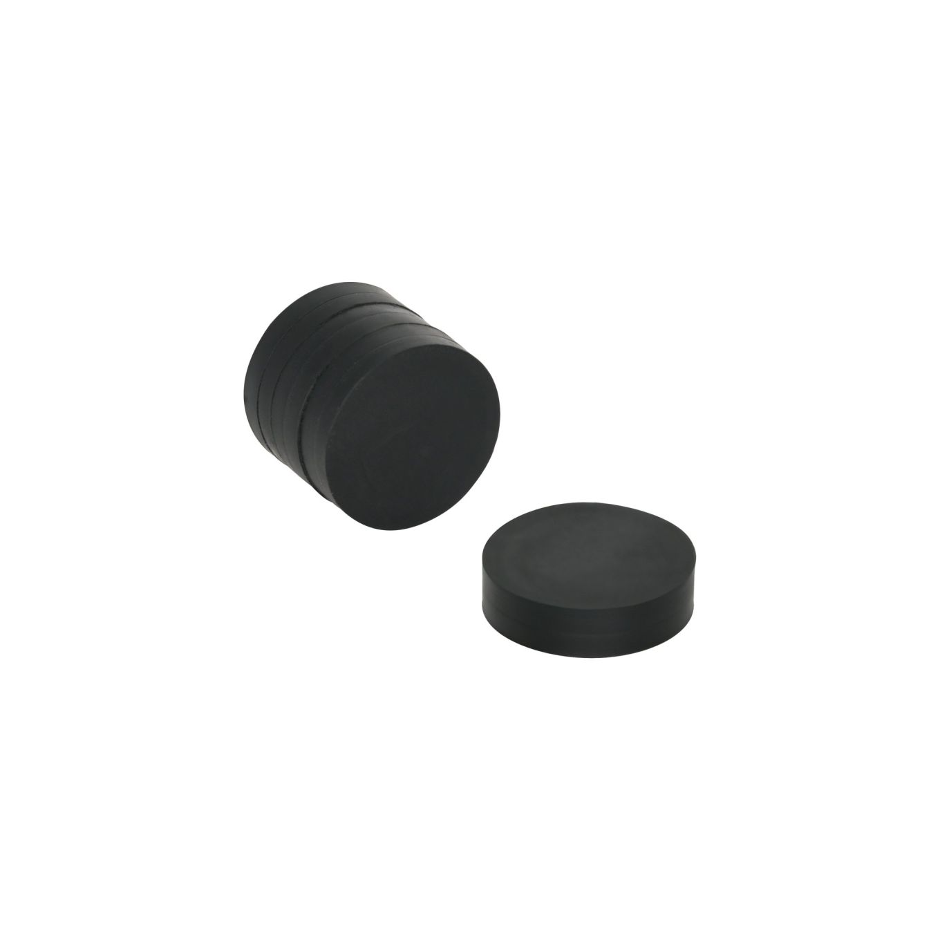16.7mm dia x 4.7mm thick Rubber Coated N42 Neodymium Magnet - 1.8kg Pull