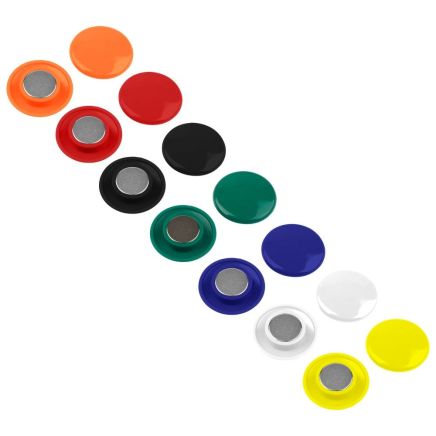High Power Notice Board/Planning Magnets (40mm dia x 11mm high)
