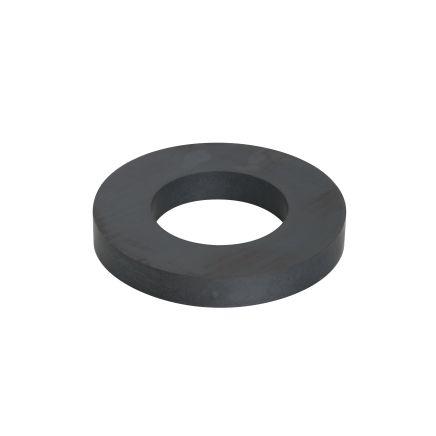 72mm O.D x 39mm I.D x 10mm thick Y30BH Ferrite Ring Magnet - 5.5kg Pull