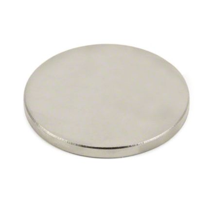 60mm dia x 5mm thick N42 Neodymium Magnet - 23.5kg Pull