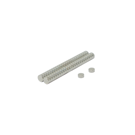 5mm dia x 2mm thick N35 Neodymium Magnet - 0.51kg Pull