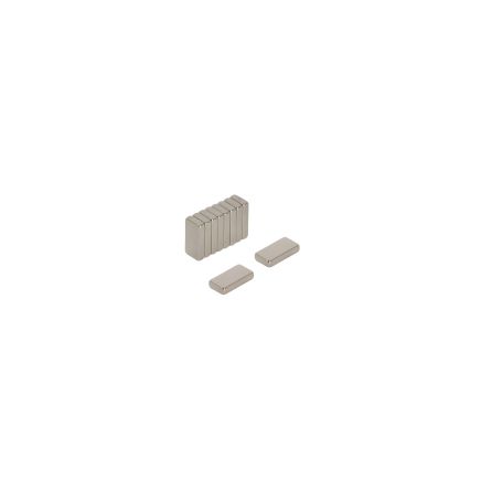 10 x 5 x 2mm thick N42 Neodymium Magnets - 1.1kg Pull