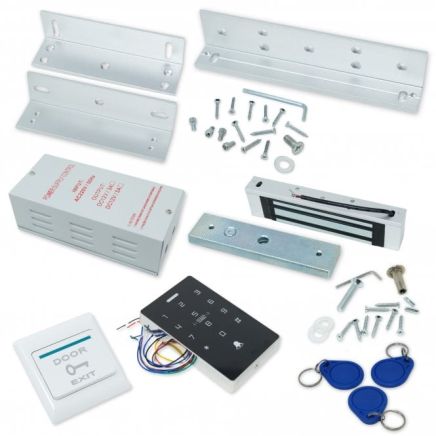 Full Access Control Door Entry Kit With 180kg Magnetic Door Lock & ZL Bracket