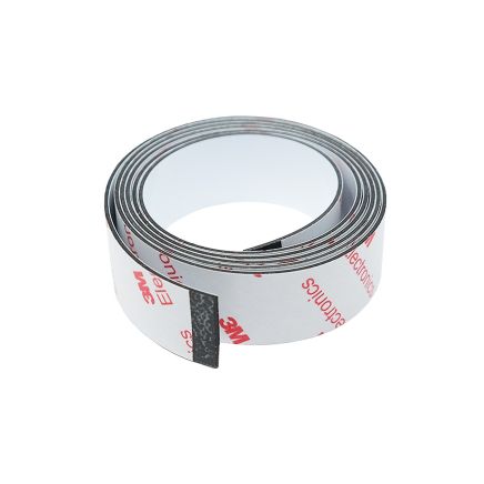 FerroFlex® 20mm Wide Ferrous Strip - 3M™ Self-Adhesive / Gloss White