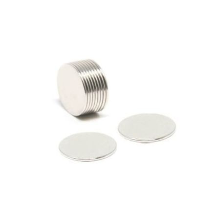 14.28mm dia x 0.79mm thick N42 Neodymium Magnet - 0.62kg Pull - Licensed Material