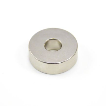 30mm O.D. x 10mm I.D. x 10mm thick Diametrically Magnetised N42 Neodymium Ring Magnet