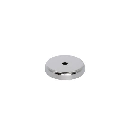 40mm dia x 8mm thick x 5mm c/sink Ferrite Y30BH Pot Magnet - 15kg Pull