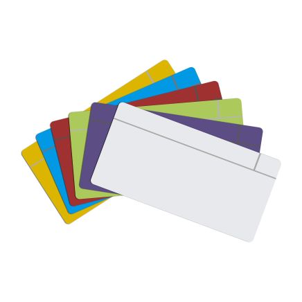 MagFlex® 140 x 80 x 0.85mm Scrumboard Magnet - Gloss Dry-Wipe Surface