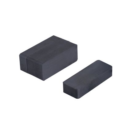 50 x 19 x 10mm thick Y30BH Ferrite Magnet - 2.6kg Pull