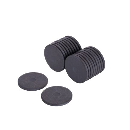 30mm dia x 5mm thick Y10 Ferrite Magnet - 0.2kg Pull