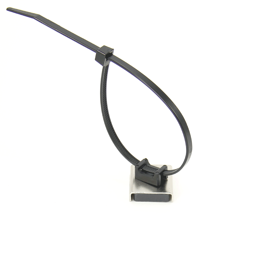 Magnetic Cable Tie Mount 26 x 23 x 6.3mm thick 6.1kg Pull