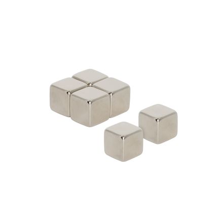 10 x 10 x 10mm thick N42 Neodymium Magnet - 4.7kg Pull