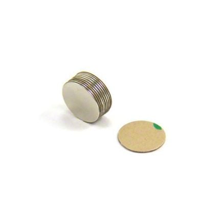 5 Dischi Magnetici Al Neodimio N45 – D10x1,5mm, Forza 1,5 Kg, Per Modellismo E Bacheche