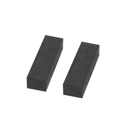 70 x 20 x 15mm thick Y30BH Ferrite Magnet - 4.6kg Pull