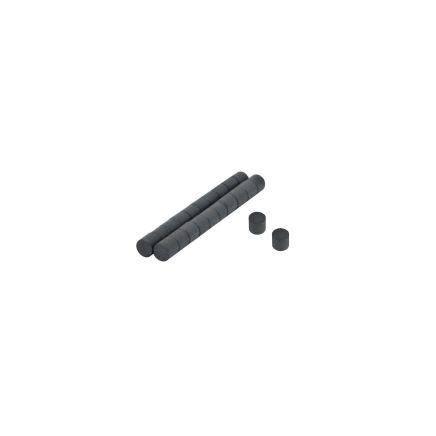 6mm dia x 6mm thick Y10 Ferrite Magnets - 0.07kg Pull