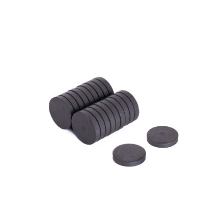 25mm dia x 5mm thick Y10 Ferrite Magnet - 0.6kg Pull