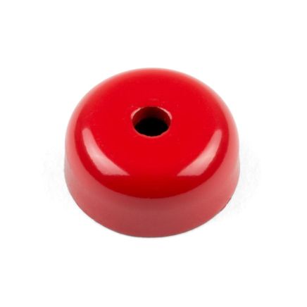 19mm dia x 7.5mm thick Alnico Shallow Pot Magnet c/w 5.2mm dia countersunk hole - 3kg Pull