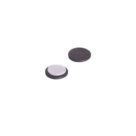 25mm dia x 3mm thick Y10 Ferrite Magnet With Self Adhesive Foam - 0.69kg Pull