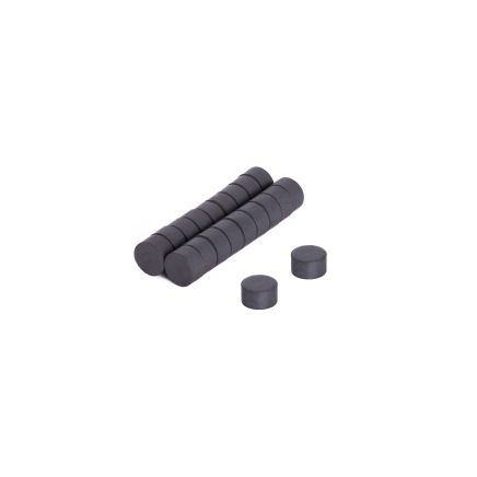 10mm dia x 6mm thick Y10 Ferrite Magnets - 0.114kg Pull